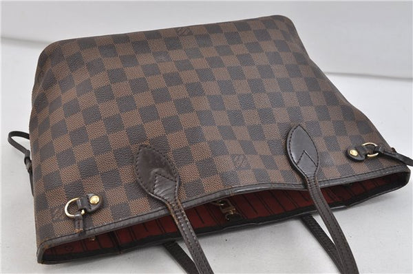 Authentic Louis Vuitton Damier Neverfull PM Tote Bag N51109 LV 9951C