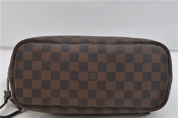 Authentic Louis Vuitton Damier Neverfull PM Tote Bag N51109 LV 9951C