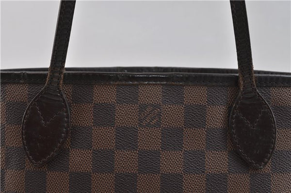 Authentic Louis Vuitton Damier Neverfull PM Tote Bag N51109 LV 9951C