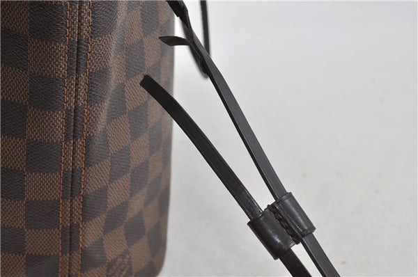 Authentic Louis Vuitton Damier Neverfull PM Tote Bag N51109 LV 9951C