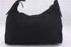 Authentic GUCCI Horsebit Hobo Shoulder Bag GG Canvas Leather 115867 Black 9951E