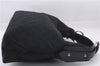 Authentic GUCCI Horsebit Hobo Shoulder Bag GG Canvas Leather 115867 Black 9951E