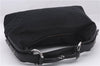 Authentic GUCCI Horsebit Hobo Shoulder Bag GG Canvas Leather 115867 Black 9951E