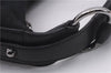 Authentic GUCCI Horsebit Hobo Shoulder Bag GG Canvas Leather 115867 Black 9951E