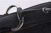 Authentic GUCCI Horsebit Hobo Shoulder Bag GG Canvas Leather 115867 Black 9951E