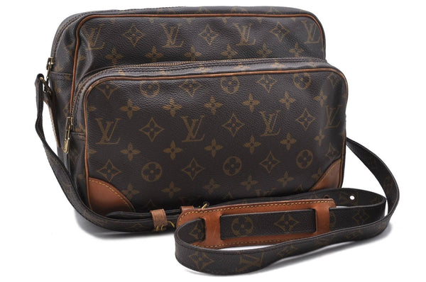 Authentic Louis Vuitton Monogram Nile Shoulder Cross Body Bag M45244 LV 9952C