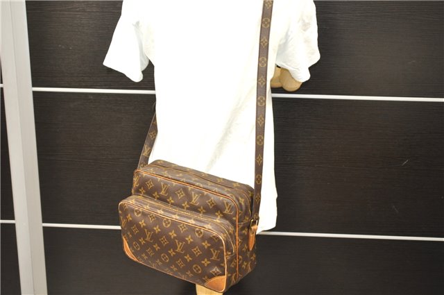 Authentic Louis Vuitton Monogram Nile Shoulder Cross Body Bag M45244 LV 9952C