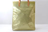 Authentic Louis Vuitton Vernis Reade MM Hand Bag Light Green M91142 LV 9955C