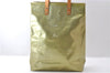 Authentic Louis Vuitton Vernis Reade MM Hand Bag Light Green M91142 LV 9955C