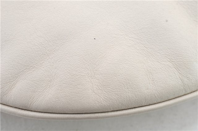 Authentic GUCCI Shoulder Hand Bag Purse Leather Ivory 9958C