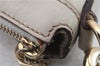 Authentic GUCCI Shoulder Hand Bag Purse Leather Ivory 9958C