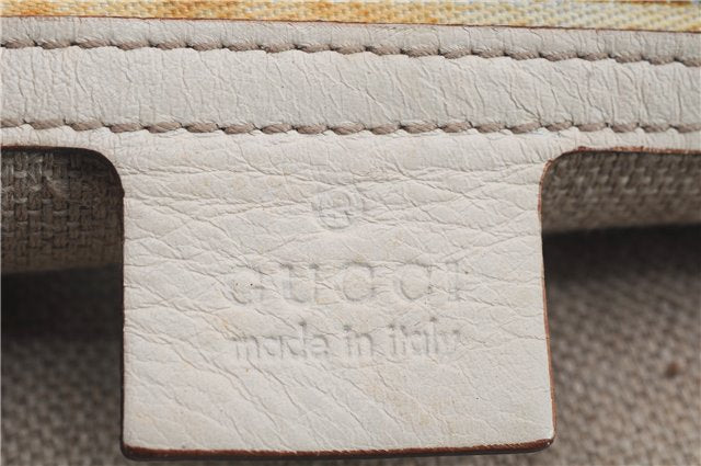 Authentic GUCCI Shoulder Hand Bag Purse Leather Ivory 9958C