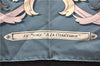 Authentic HERMES Carre 90 Scarf "LE MORS A LA CONETABLE" Silk Blue 9958E