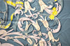 Authentic HERMES Carre 90 Scarf "LE MORS A LA CONETABLE" Silk Blue 9958E