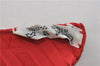 Authentic HERMES Pleats Scarf "VUE DU CARROSSE DE LA GALERE LA" Silk Red 9959E