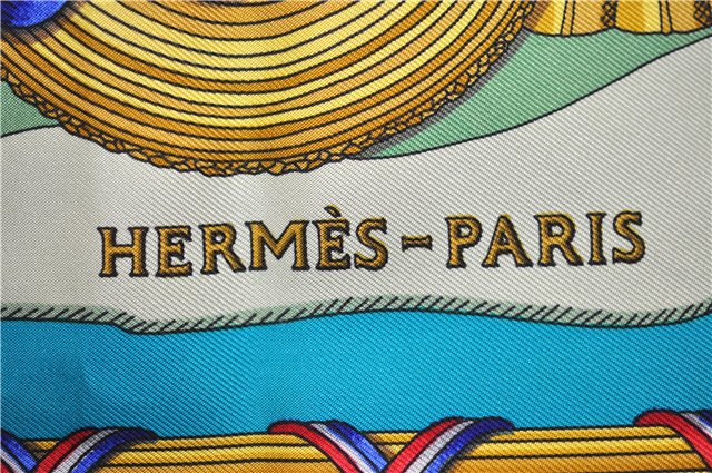 Auth HERMES Carre 90 Scarf 