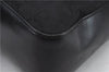 Authentic GUCCI Hand Shoulder Bag Purse GG Nylon Leather 0013766 Black 9968C