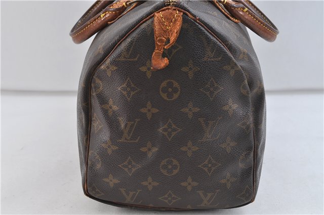 Authentic Louis Vuitton Monogram Speedy 30 Hand Bag M41526 LV Junk 9969C