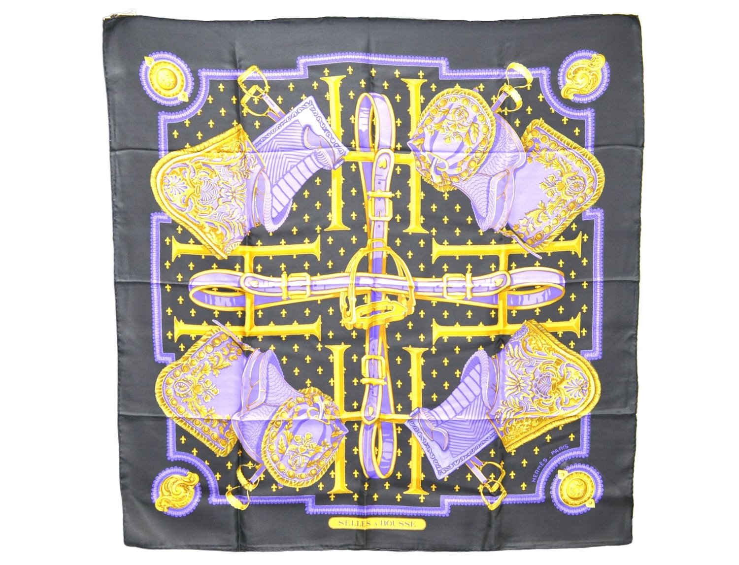 Authentic HERMES Carre 90 Scarf 