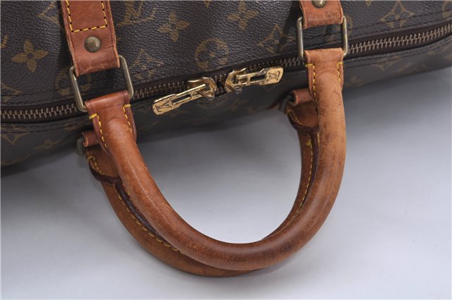 Authentic Louis Vuitton Monogram Keepall 50 Boston Bag M41426 LV 9970C