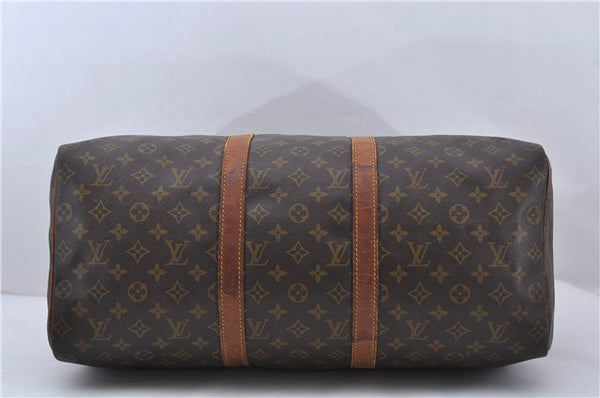 Authentic Louis Vuitton Monogram Keepall 50 Boston Bag M41426 LV 9970C