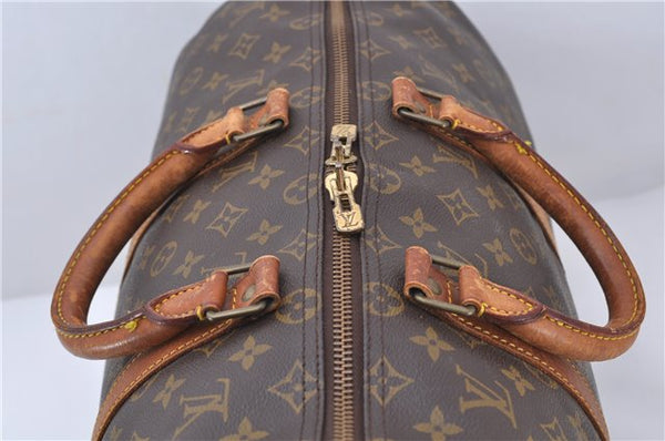 Authentic Louis Vuitton Monogram Keepall 50 Boston Bag M41426 LV 9970C