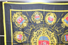 Authentic HERMES Carre 90 Scarf "LES ARMES DE PARIS" Silk Yellow 9970D