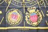 Authentic HERMES Carre 90 Scarf "LES ARMES DE PARIS" Silk Yellow 9970D