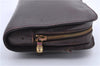 Authentic Louis Vuitton Taiga Baikal Clutch Bag Purple M30186 LV 9971C