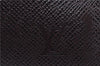 Authentic Louis Vuitton Taiga Baikal Clutch Bag Purple M30186 LV 9971C
