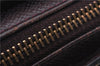 Authentic Louis Vuitton Taiga Baikal Clutch Bag Purple M30186 LV 9971C