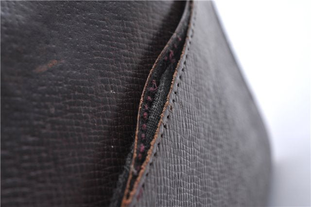 Authentic Louis Vuitton Taiga Baikal Clutch Bag Purple M30186 LV 9971C