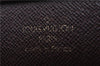 Authentic Louis Vuitton Taiga Baikal Clutch Bag Purple M30186 LV 9971C