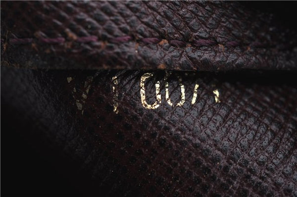 Authentic Louis Vuitton Taiga Baikal Clutch Bag Purple M30186 LV 9971C