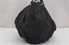 Authentic GUCCI Vintage Shoulder Tote Bag GG Canvas Leather 206719 Black 9973F