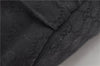 Authentic GUCCI Vintage Shoulder Tote Bag GG Canvas Leather 206719 Black 9973F