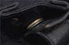 Authentic GUCCI Vintage Shoulder Tote Bag GG Canvas Leather 206719 Black 9973F