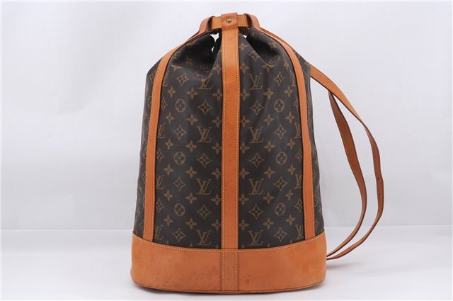 Authentic Louis Vuitton Monogram Randonnee GM Shoulder Bag M42244 LV 9974D