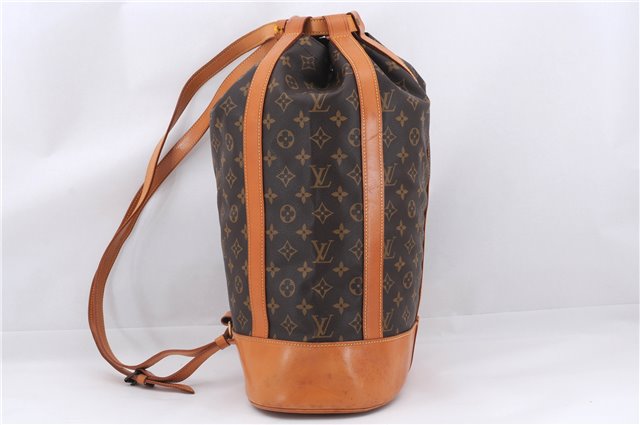 Authentic Louis Vuitton Monogram Randonnee GM Shoulder Bag M42244 LV 9974D