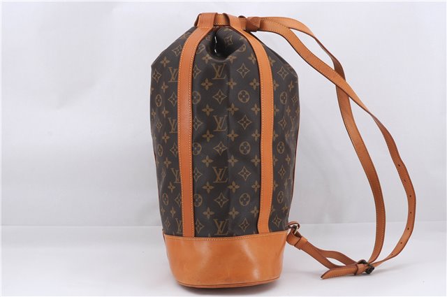Authentic Louis Vuitton Monogram Randonnee GM Shoulder Bag M42244 LV 9974D