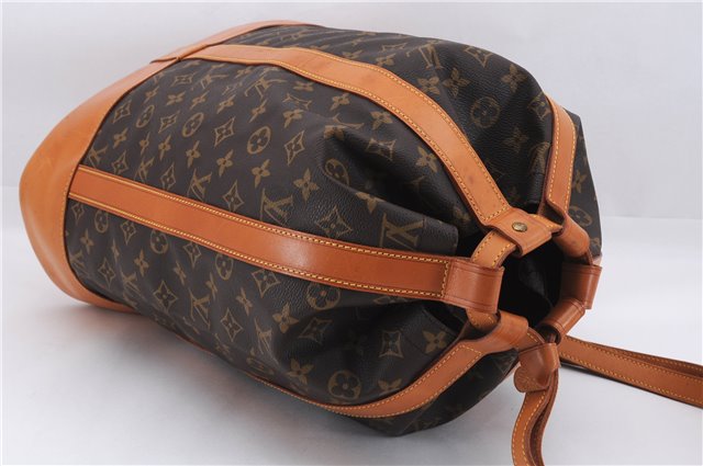 Authentic Louis Vuitton Monogram Randonnee GM Shoulder Bag M42244 LV 9974D