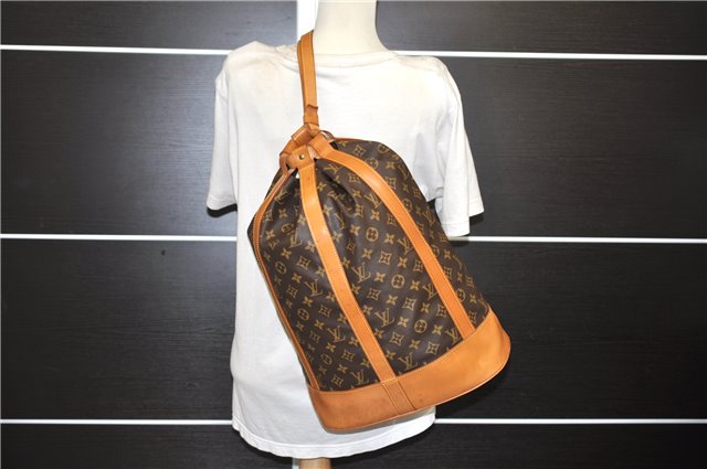 Authentic Louis Vuitton Monogram Randonnee GM Shoulder Bag M42244 LV 9974D