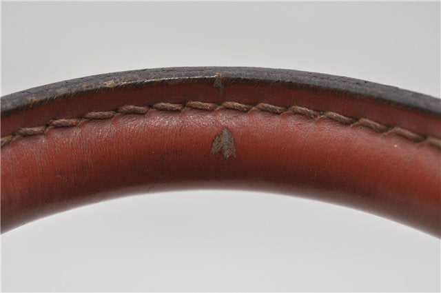 Authentic Louis Vuitton Epi Alma PM Hand Bag Brown M52143 LV 9976E