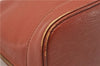 Authentic Louis Vuitton Epi Alma PM Hand Bag Brown M52143 LV 9976E