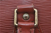 Authentic Louis Vuitton Epi Alma PM Hand Bag Brown M52143 LV 9976E