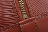 Authentic Louis Vuitton Epi Alma PM Hand Bag Brown M52143 LV 9976E