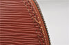 Authentic Louis Vuitton Epi Alma PM Hand Bag Brown M52143 LV 9976E