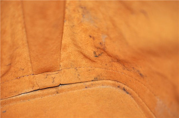 Authentic Louis Vuitton Epi Alma PM Hand Bag Brown M52143 LV 9976E