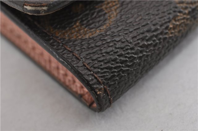 Authentic Louis Vuitton Monogram Multicles 6 Key Case Holder M61285 Pink 9976F