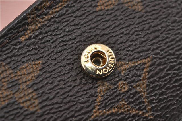 Authentic Louis Vuitton Monogram Multicles 6 Key Case Holder M61285 Pink 9976F